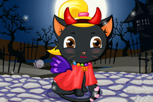 《萌萌的小黑猫》游戏画面1