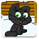 滑雪屋尋找小黑貓