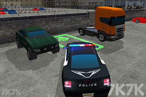 《3D警车停靠》游戏画面1
