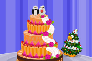 《圣诞婚礼蛋糕》游戏画面1