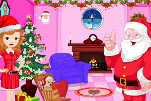 《索菲亚的圣诞节房间》游戏画面1
