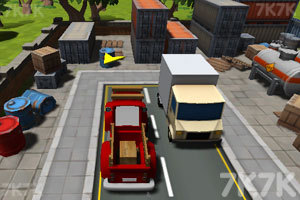 《城市停靠小货车》游戏画面3