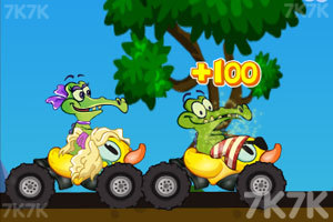 《鳄鱼小顽皮赛车》游戏画面2