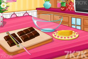 《心形树莓巧克力蛋糕》游戏画面1