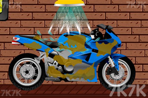 《摩托车清洗店》游戏画面3