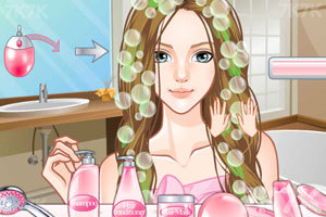 《美女换发型》游戏画面2
