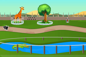 《郊外动物园逃脱2》游戏画面1