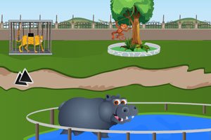 《郊外动物园逃脱4》游戏画面1
