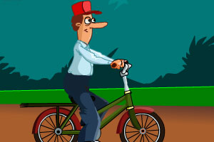 《自行车送货员逃生》游戏画面1