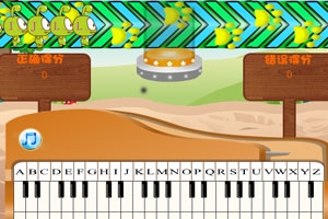 《豆娃弹钢琴》游戏画面1