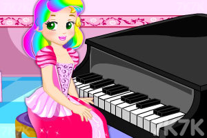 《朱丽叶公主上钢琴课》游戏画面1
