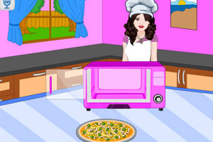 《女孩做比萨》游戏画面1