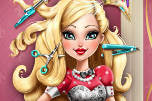 《苹果公主的潮流发型》游戏画面1