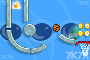 《外星人玩篮球》游戏画面1