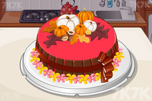 《感恩节甜品蛋糕》游戏画面1