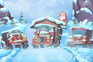 《圣诞老人开卡车》游戏画面6