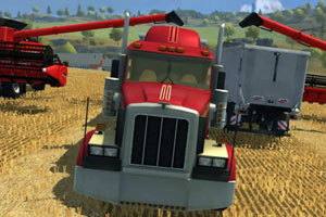 《农场卡车拼图》游戏画面1