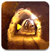 逃离转动方向同样需要机械运动地下采矿隧道