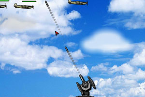 《高射炮打飞机》游戏画面1