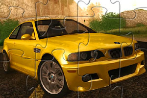 《宝马E46汽车拼图》游戏画面1
