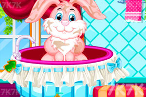 《照顾小兔兔》游戏画面2