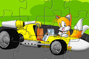 《狐狸赛车拼图》游戏画面1