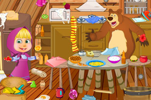 《玛莎收拾厨房》游戏画面1