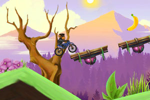 《小猴子摩托挑战2》游戏画面1