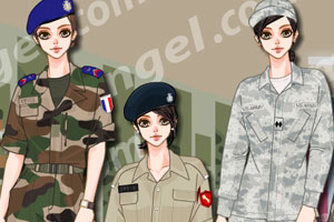《韩国女军装》游戏画面1