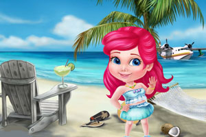 《公主的海滩乐趣》游戏画面1
