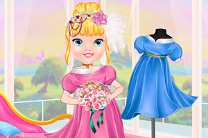 《美丽的小公主换装》游戏画面1