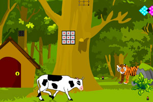 《救援小奶牛》游戏画面1
