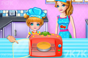 《和妈咪一起做蛋糕》游戏画面6