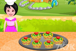 《制作蔬菜蛋糕》游戏画面1