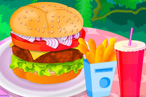 《美味奶酪汉堡》游戏画面1