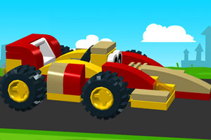 《乐高F1赛车拼图》游戏画面1
