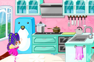 《精灵打扫厨房》游戏画面4