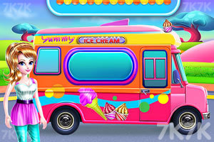 《女孩的冰淇淋车》游戏画面1