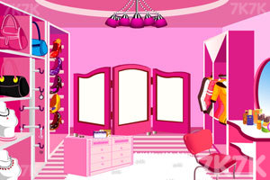 《森迪的粉红芭比装扮》游戏画面4