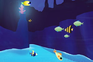 《大鱼吃小鱼H5版》游戏画面1