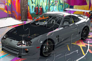 《黑色丰田轿车拼图》游戏画面1