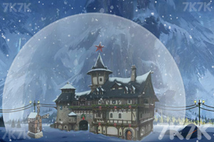 《逃离下雪魔法城堡》游戏画面1