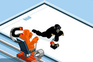 《猴子冰球大赛》游戏画面1