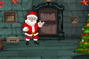 《圣诞老人受困地下室》游戏画面1