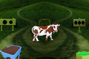 《拯救铁笼中的小牛》游戏画面1