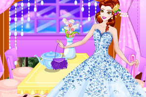 《贝儿公主的晚礼服》游戏画面2