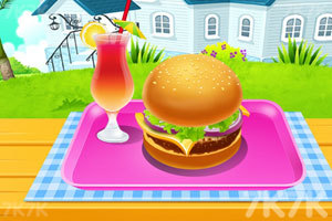 《自制汉堡烹饪》游戏画面1