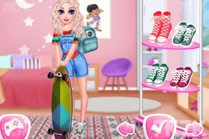 《玩滑板的女孩们》游戏画面2