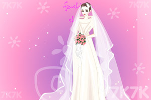 《美丽新娘换装》游戏画面1