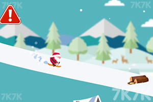 《圣诞老人躲雪崩》游戏画面3
